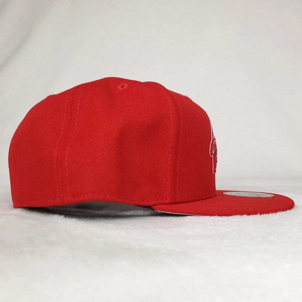 San Diego Padres Mitchell & Ness MLB Fitted 7 3/4 Liberty Fit Hat Cap Red NWT‎